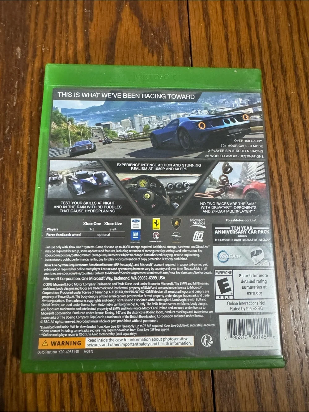 Forza Motorsport 6 (10 Year Anniversary Edition) – Xbox One Racing Game